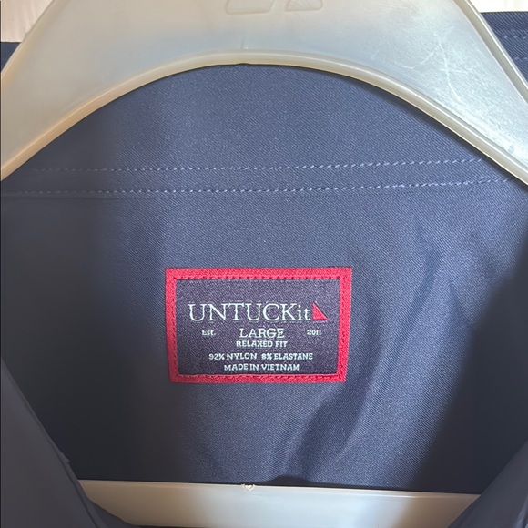 UNTUCKit Blue Casual Button Down Shirt - Picture 2 of 4